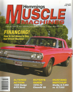 HEMMINGS MUSCLE MACHINES 2004 JULY - CORVAIR, JAVELIN
